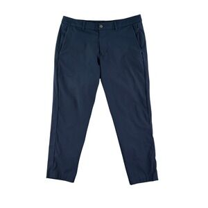 Lululemon Commission Slim Fit Pants 36 Navy Blue Casual Athletic